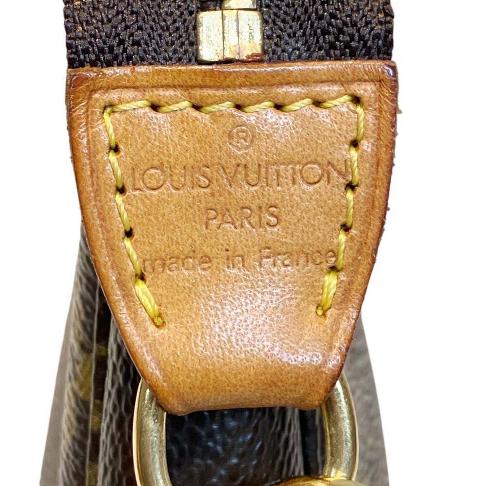 LOUIS VUITTON Brown Monogram Canvas Pochette Mini Bag - Picture 4 of 9